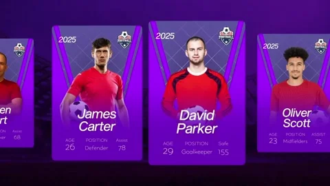 Team Player Slides Animation Modèle After Effects