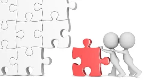 Team Players. Stock Illustration