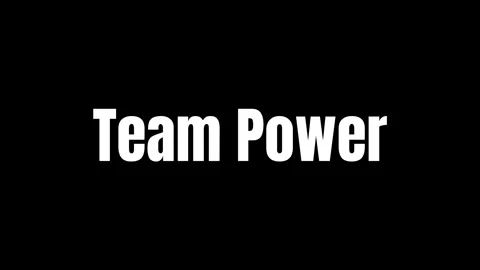 Team Power text animation Stock Footage 340613527