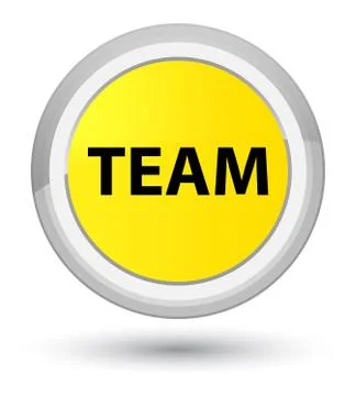 Team prime yellow round button Stock Illustration