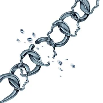 Team problems Stock Illustration