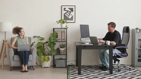 Team of Programmers Working in Office Stock Footage 171537068