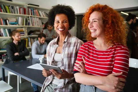 Team of programmers writing digital code in the metaverse and working toget.. Stock Photos
