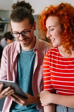 Team of programmers writing digital code in the metaverse and working together Stock Photos