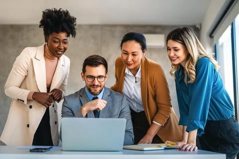 Team of programmers writing digital code in the metaverse and working toget.. Foto stock