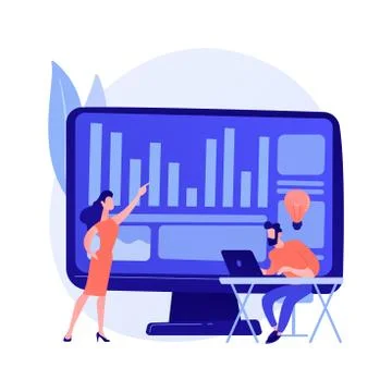 Team project vector concept metaphor Stock Illustration