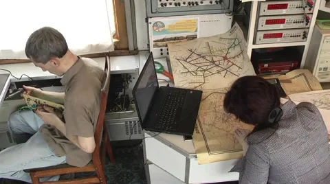 Team of scientists involved in research Video stock 2022051