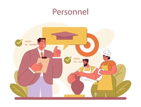 Team Skill Development concept. Cultivating expertise and leadership within the Stock Illustration