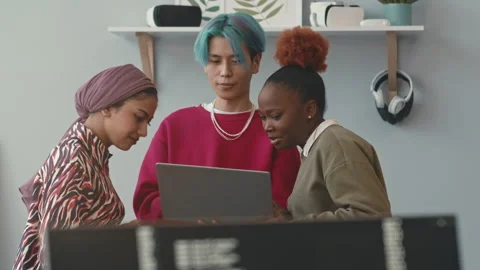 Team of Software Developers Coworking in Office Stock Footage 241267928