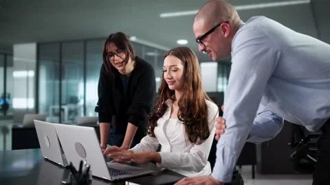 Team Of Software Programmers Stock Footage 326059809