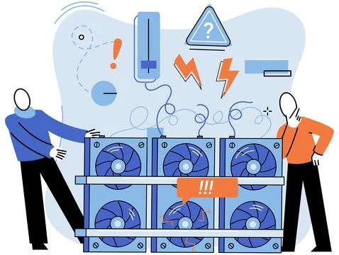 Team solving problems. Data scientists, software engineer, statistician 스톡 일러스트