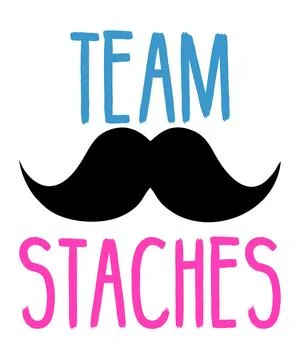 Team Staches Stock Illustration