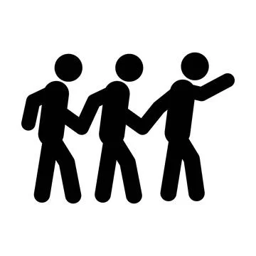 Team support icon  teamwork, help, cooperation, business growth Stock Illustration