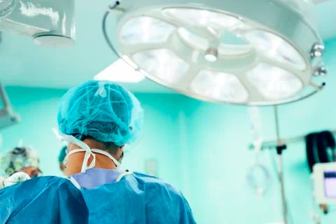 Team of Surgeons Operating. Stock Photos