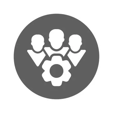 Team System icon. Stock-Illustration