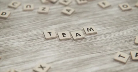 Team Tiles in a 3D animation Stock Footage 251136958
