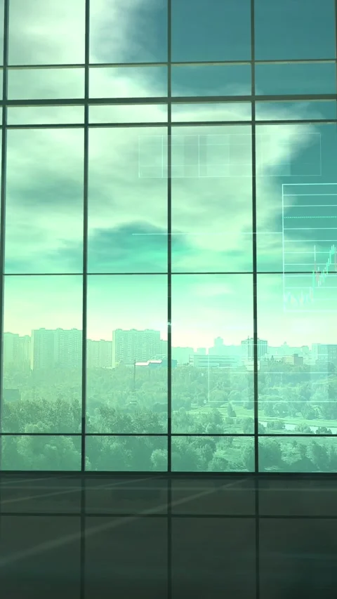 A team of traders is exploring infographics Stock Footage 247373639