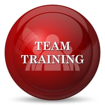 Team training icon. Internet button on white background.. Stock Illustration
