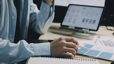 Team of UI UX web designer are working together to develop mobile responsiv.. Stock Footage 312243707