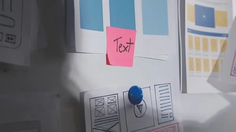 Team of UI UX web designer are working together to develop mobile responsiv.. Stock Footage 313584661
