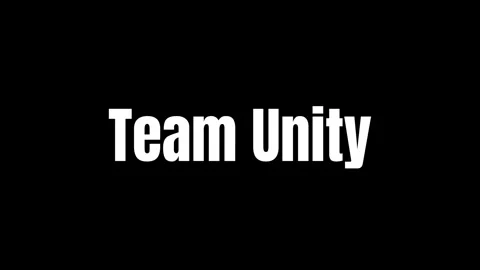 Team Unity text animation Stock Footage 340613526