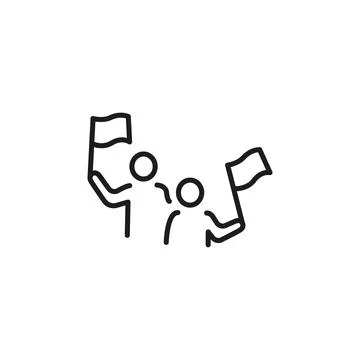 Team Victory Icon Illustrazione stock