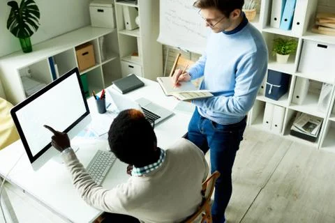 Team of Web Developers 스톡 사진