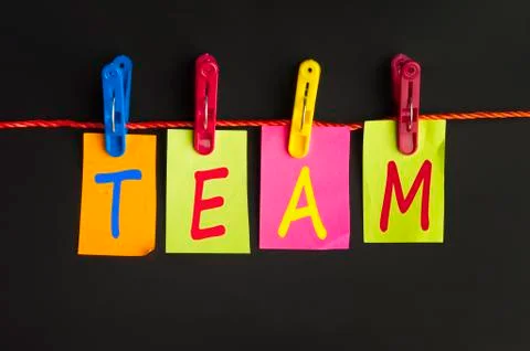 Team word Stock Photos