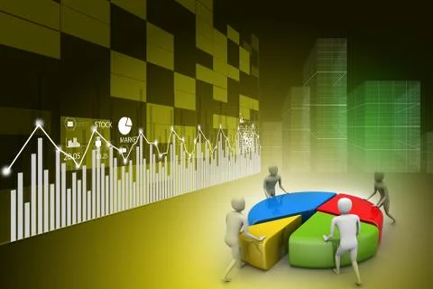 Team work, business concept Stock Illustration
