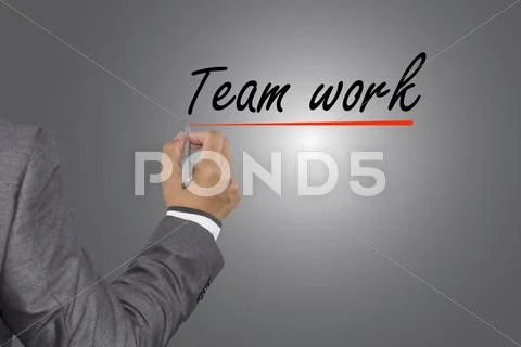 Team Work Concept.