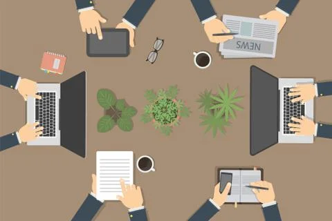 Team work concept. Stock Illustration