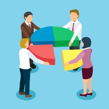 Team work concept Stock Illustration