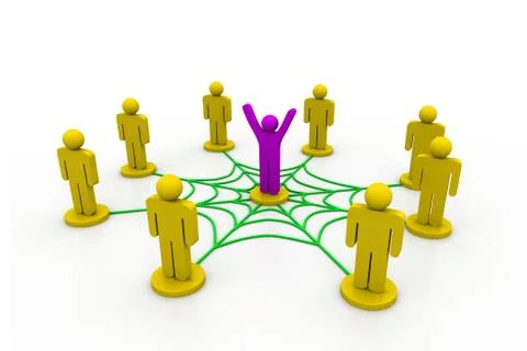 Team work concept Stock Illustration