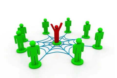 Team work concept Stock Illustration