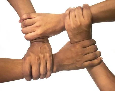 Team work concept. Teamwork is the dynamic collaboration of individuals, de.. Foto stock