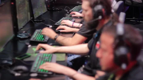 Team work gamers Stock Footage 41115080