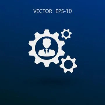 Team work icon. vector illustration Stock Illustration
