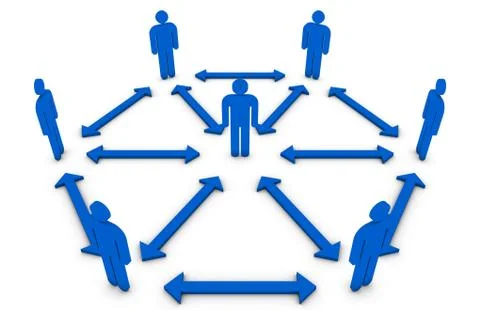 Team Work Stock Illustration