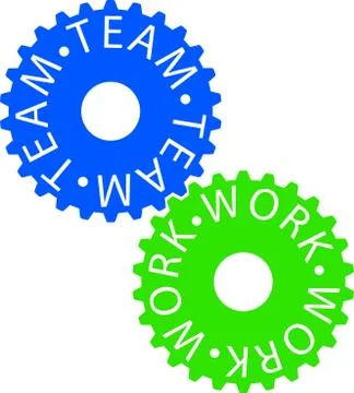Team work Stock Illustration