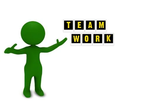 Team work Stock Illustration