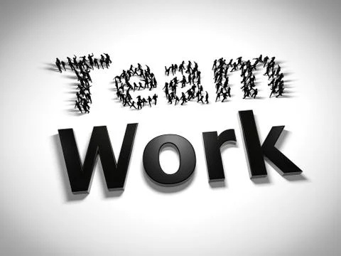Team work Illustrazione stock