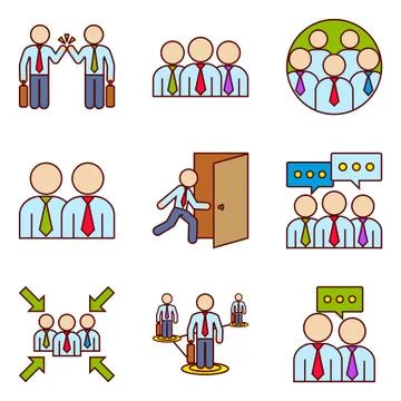 Team Work Illustrazione stock