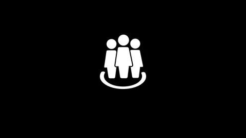 Team work logo icon animation, Group Team, People icon, Group of people ico.. Stock Footage 321997687