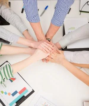 Team work in office Stock Photos