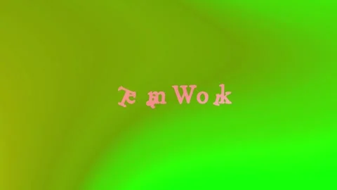 Team Work White Typography Text Animation on Green Screen Stock Footage 336662334