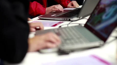 Team Working on the Computer Stock Footage 56537466