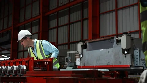 Team of Young testing auto machine with technology concept. Stock Footage 173356936