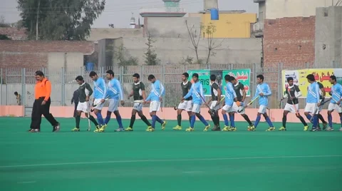 Teams Arriving in the field Stock Footage 46067922