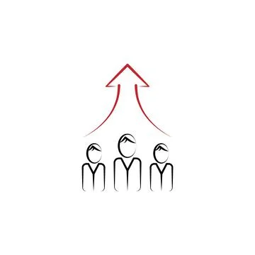 Teamwork 2 colored line icon. Simple colored element illustration. Teamwork Stock Illustration