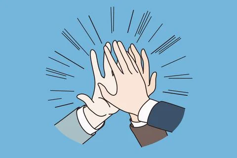 Teamwork, agreement, Success concept 스톡 일러스트